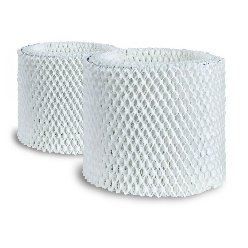 BestAir 2pk H64 Humidifier Replacement Filter for Holmes Humidifiers: Wick Filter, Captures Minerals & Bacteria, 10.1" Height
