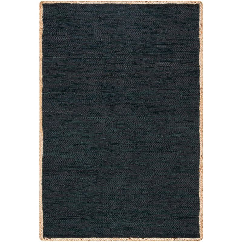 Cape Cod CAP901 Woven Indoor Accent Rug - Black/Natural - 3'x5' - Safavieh