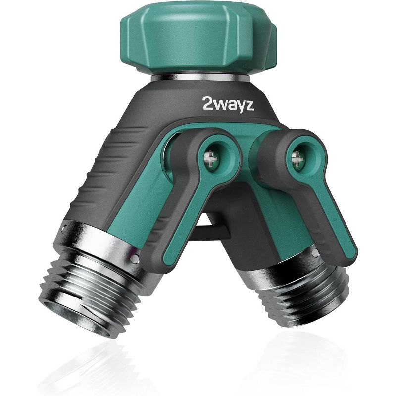 2WAYZ Dual Outlet Water Hose Splitter - 360° Rotation