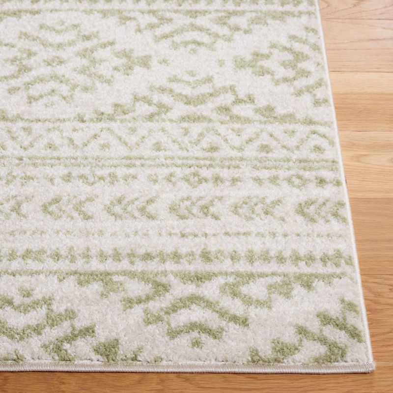 Tulum TUL272 Power Loomed Area Rug - Ivory/Sage - 5'3"x7'6" - Safavieh.