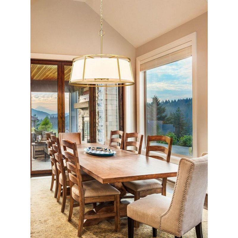 Z-Lite Lenyx 8 - Light Chandelier in  Rubbed Brass