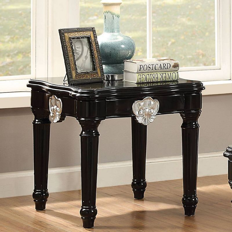 Acme Furniture Ernestine Accent Table Black