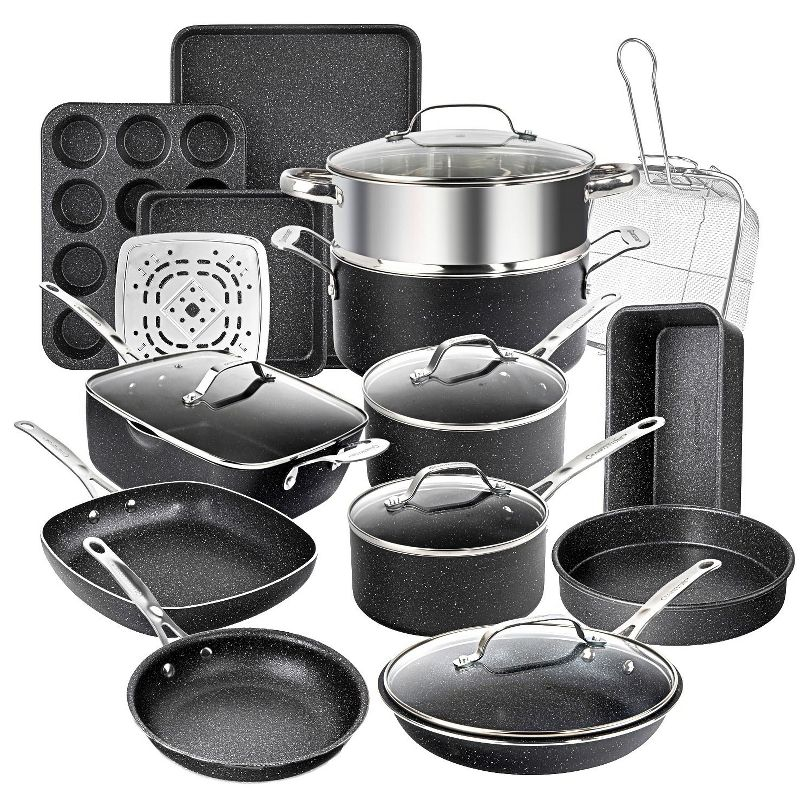 Granitestone 20 Piece Nonstick Cookware and Bakeware Set