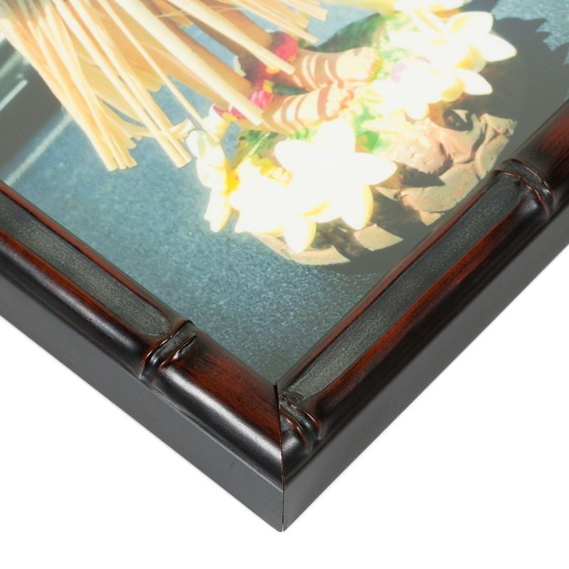 Vintage Bamboo 8.5x11 inch  Brushed Mahogany Single Image Picture Frame