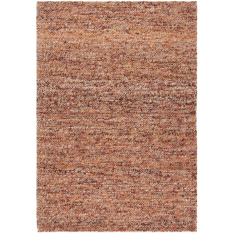 Bohemian BOH901 Hand Woven Indoor Area Rug - Natural/Rust - 5'x8' - Safavieh