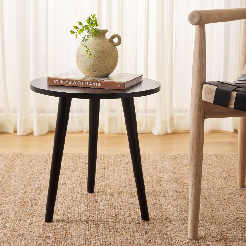 Orion Round Accent Table - ACC5700D - Black - Safavieh