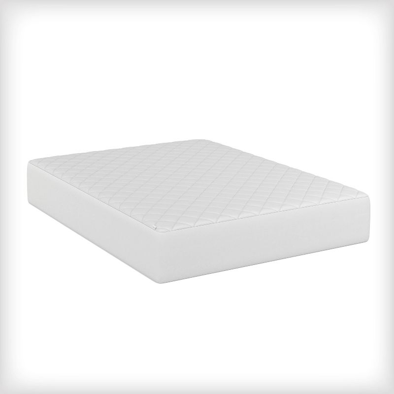 Allerease King Reserve Cotton Fresh Allergy Defense Machine Washable Fitted Mattress Pad: Hypoallergenic Protector, 300 Thread Count