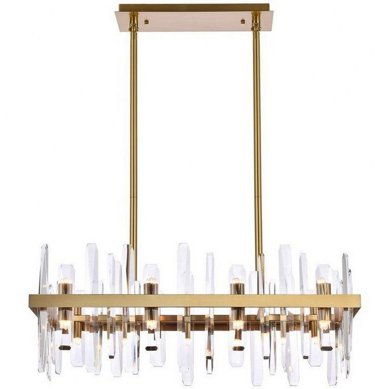 Elegant Lighting Serena 16 - Light Chandelier in  Satin Gold
