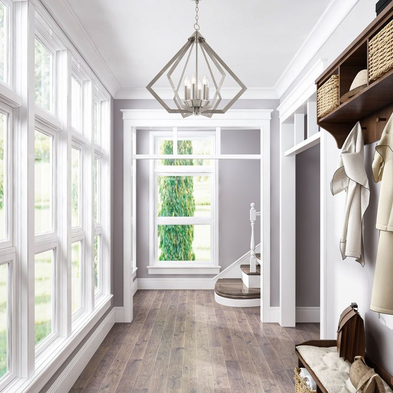 Livex Lighting Prism 6 - Light Chandelier in  Brushed Nickel