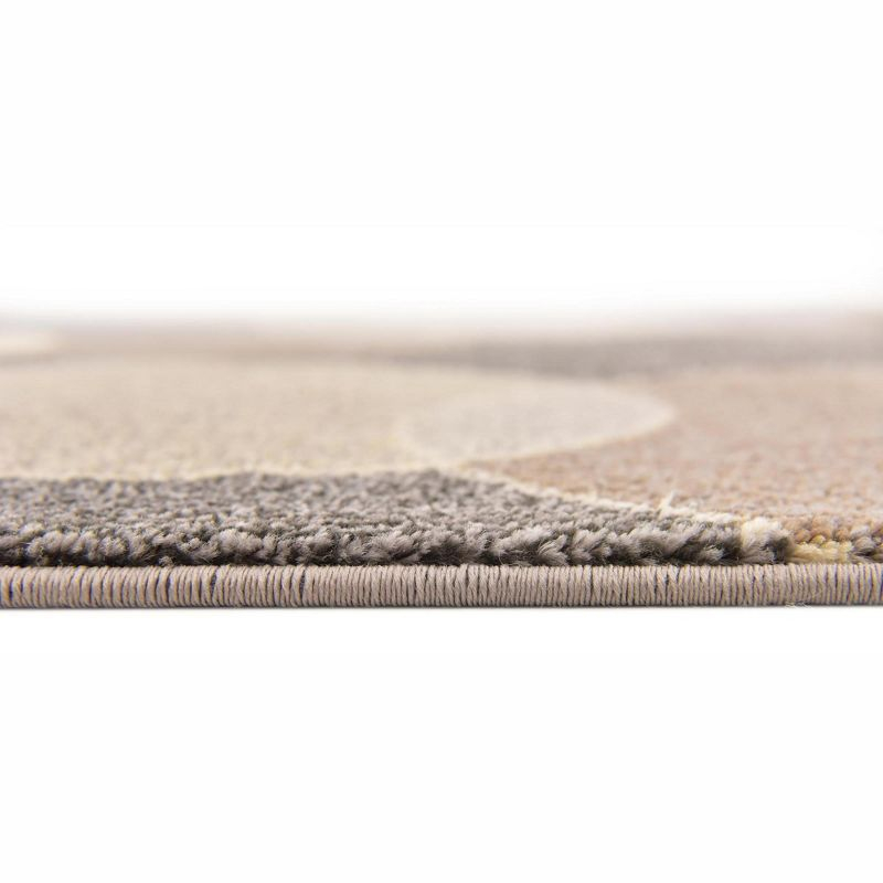 Unique Loom 8' 0 x 10' 0 Gray Chromatic Seaside Area Rug