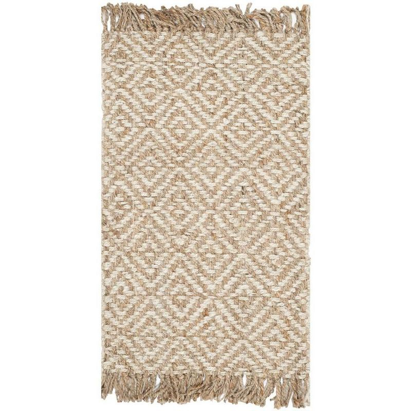 Natural Fiber NF450 Hand Woven Indoor Accent Rug - Natural/Ivory - 2'6"x4' - Safavieh.