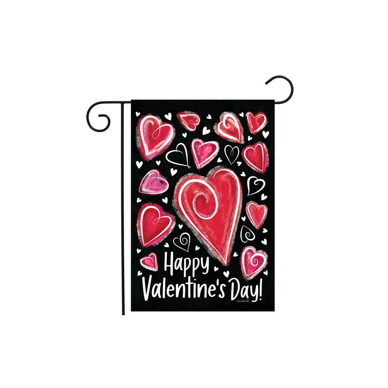 Briarwood Lane Valentine's Garden Flag 18x12.5 For Outdoor Valentine Heart Dance Garden Flag Flag For Valentine's Garden Flag Flags For Outside