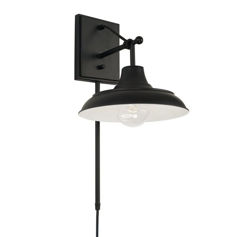 Capital Lighting Jones 1 - Light Wall Light in  Matte Black