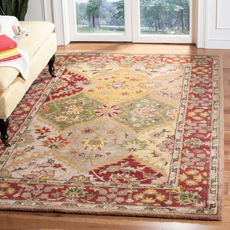 Heritage HG111 Handmade Accent Rug - 3'x5' - Multi - Safavieh