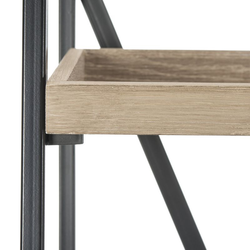 Joel Etagere - FOX4272 - Light Brown/Black - Safavieh Couture