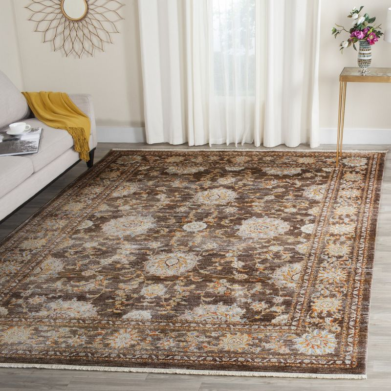 Vintage Persian VTP469 Power Loomed Indoor Area Rug - Brown/Multi - 6'x9' - Safavieh.