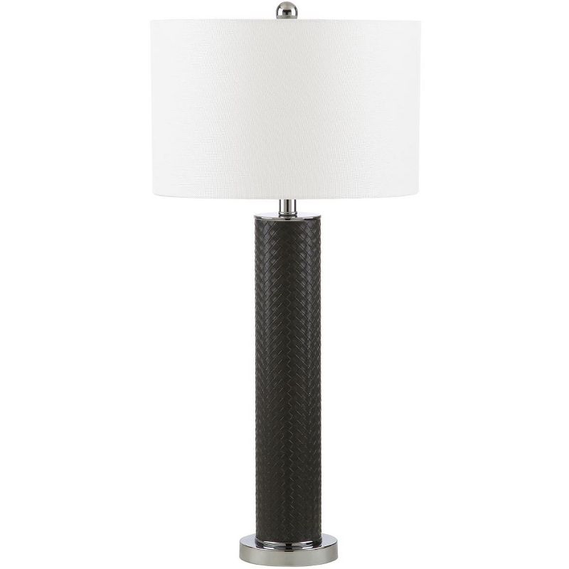 Ollie Table Lamp (Set of 2) - 31.5 Inch Height - LIT4404 - Grey Woven - Safavieh