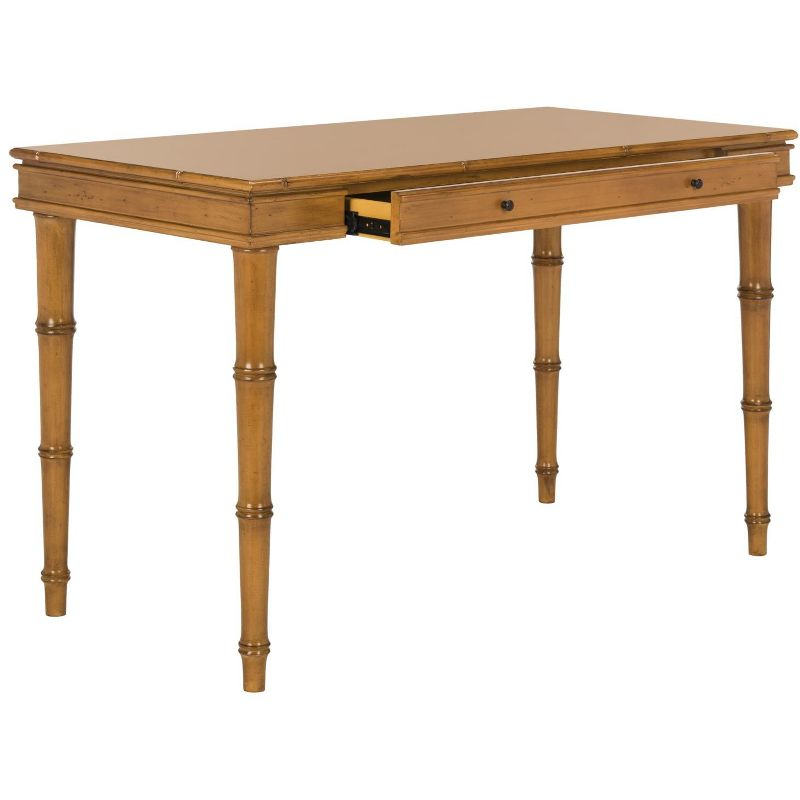 Noely  1 Drawer Writing Desk - DSK3500 - Brown - Safavieh