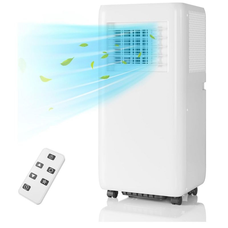 10000Btus Portable Air Conditioner 3-in-1 AC Unit With Dehumidifier and Fan Mode and Cooling, White