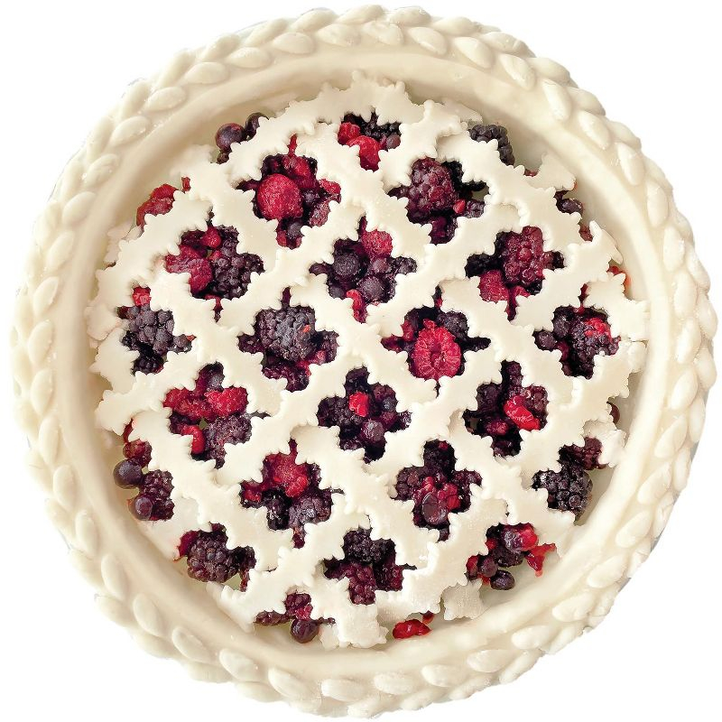 Talisman Designs Pastry Wheels Pie Crust Decorator & Cutter Set, Red