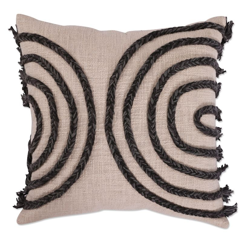 Tassels Cotton Throw Pillow