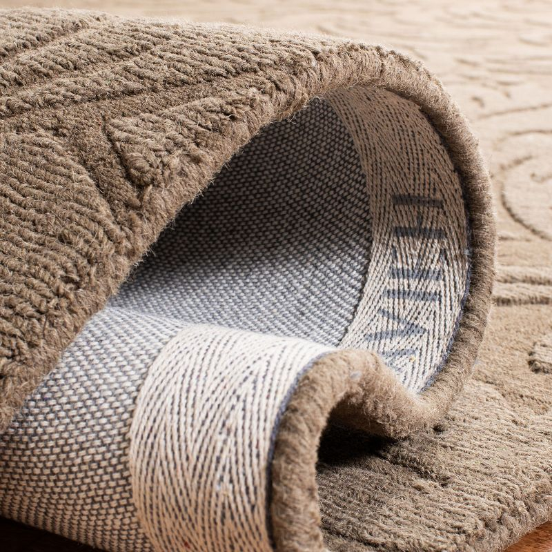Impressions IM344 Hand Loomed Area Rug - Brown - 7'6"x9'6" - Safavieh.
