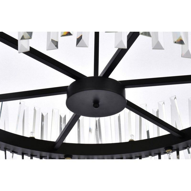 Elegant Lighting Serephina 16 - Light Chandelier in  Black