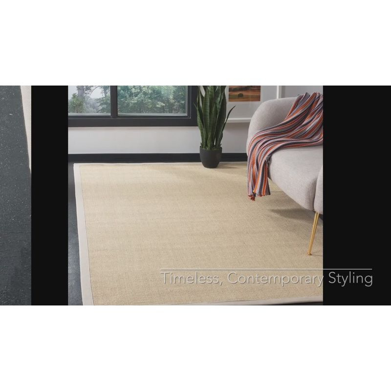 Natural Fiber NF131 Power Loomed Accent Rug - Sage/Brown - 2'x3' - Safavieh.