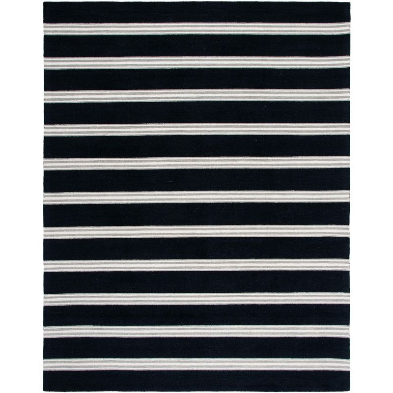 Metro MET601 Hand Tufted Indoor Area Rug - Black/Ivory - 6'x9' - Safavieh