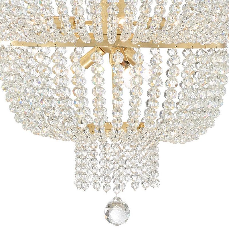 Crystorama Lighting Rylee 12 - Light Chandelier in  Antique Gold