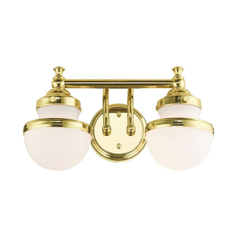 Livex Lighting Oldwick 2 - Light Vanity in  Polished Brass
