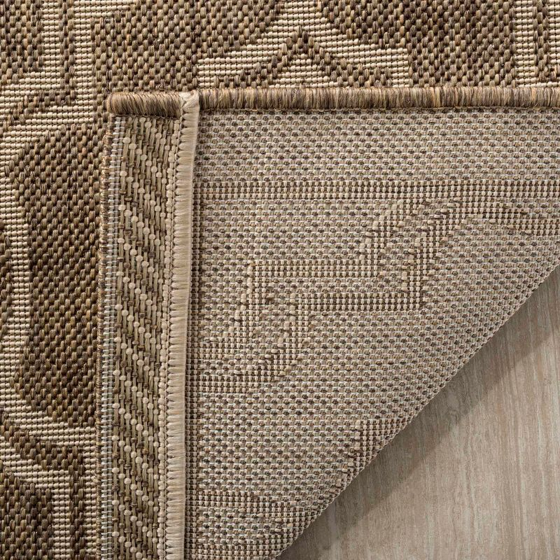 Martha Stewart Collection - MSR4274 - Indoor Power Loomed Area Rugs - Brown/Beige - 5'3"x7'7"