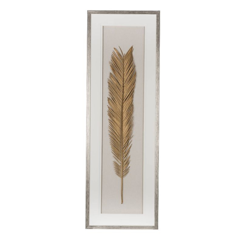47" x 18" Framed Wall Poster Print Gold - A&B Home: MDF, Polystyrene Frame, Nature Art
