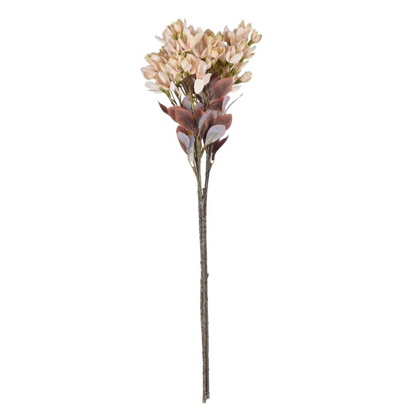 Vickerman 25.5" Cream Artificial Primrose Flower Spray, 3 per bag.