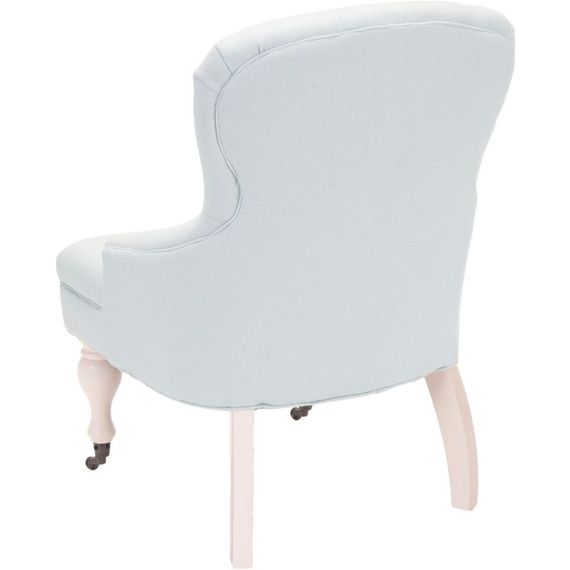 Falcon Tufted Arm Chair - Robins Egg Blue - Safavieh