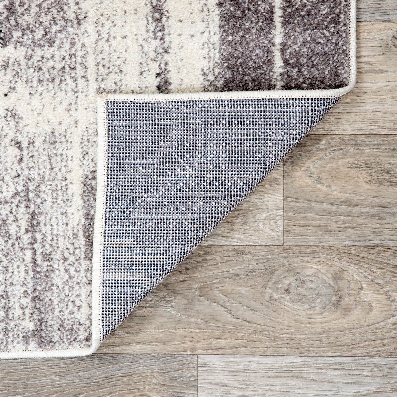 World Rug Gallery Contemporary Modern Abstract Gold 2' x 3' Area Rug