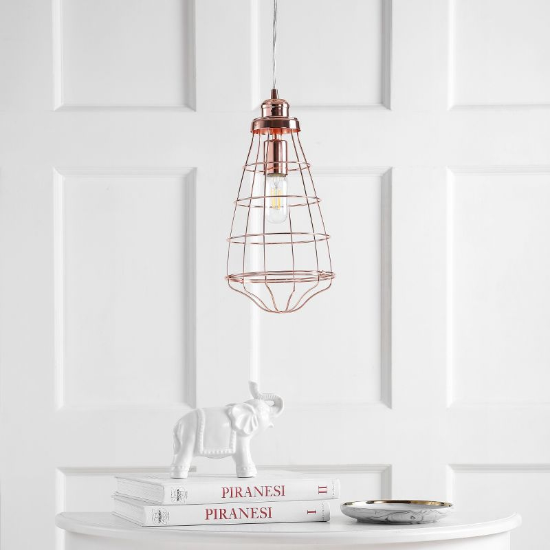 Henni 7.5" Pendant - PND4037 - Rose/Gold - Safavieh