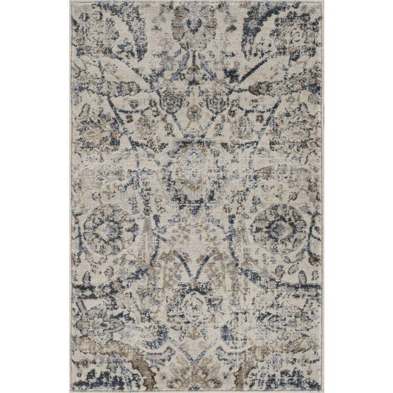 Mark & Day Avellino 2'x2'11" Rectangle Woven Indoor Area Rugs Denim