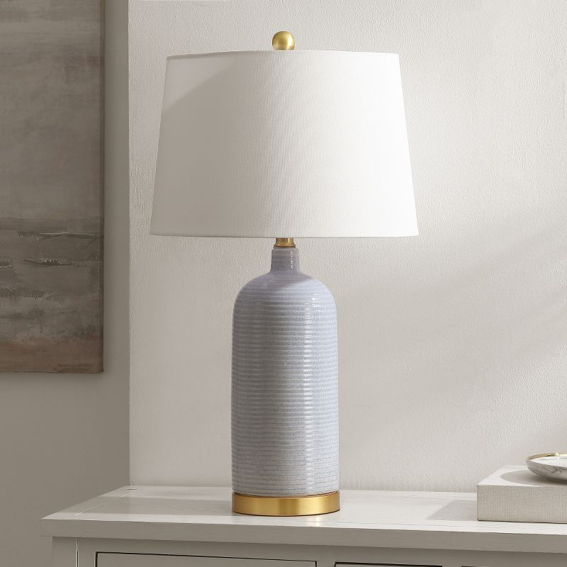 Stark Table Lamp - 27 Inch Height - TBL4303 - Blue - Safavieh