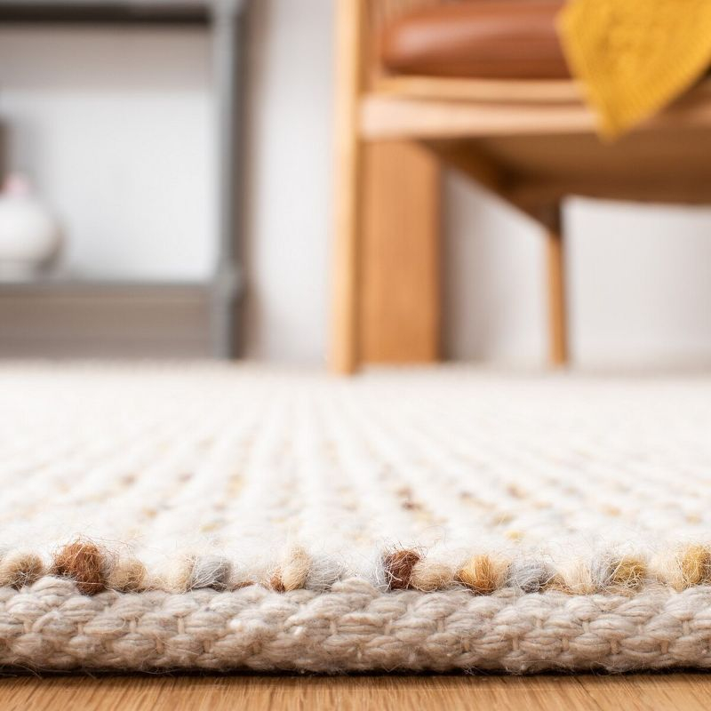 Vermont VRM401 Hand Woven Accent Rug - Ivory/Silver - 3'x5' - Safavieh.