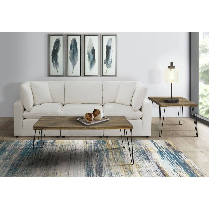 Dunbar Rectangular Coffee Table Walnut - Picket House Furnishings