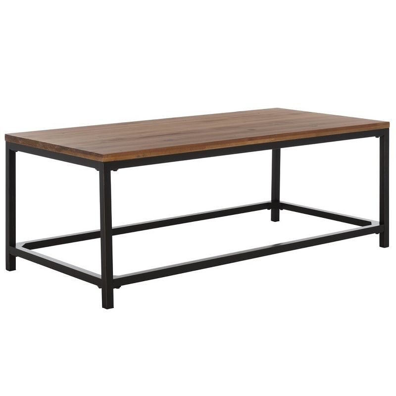 Alec Coffee Table - Brown Pine - Safavieh
