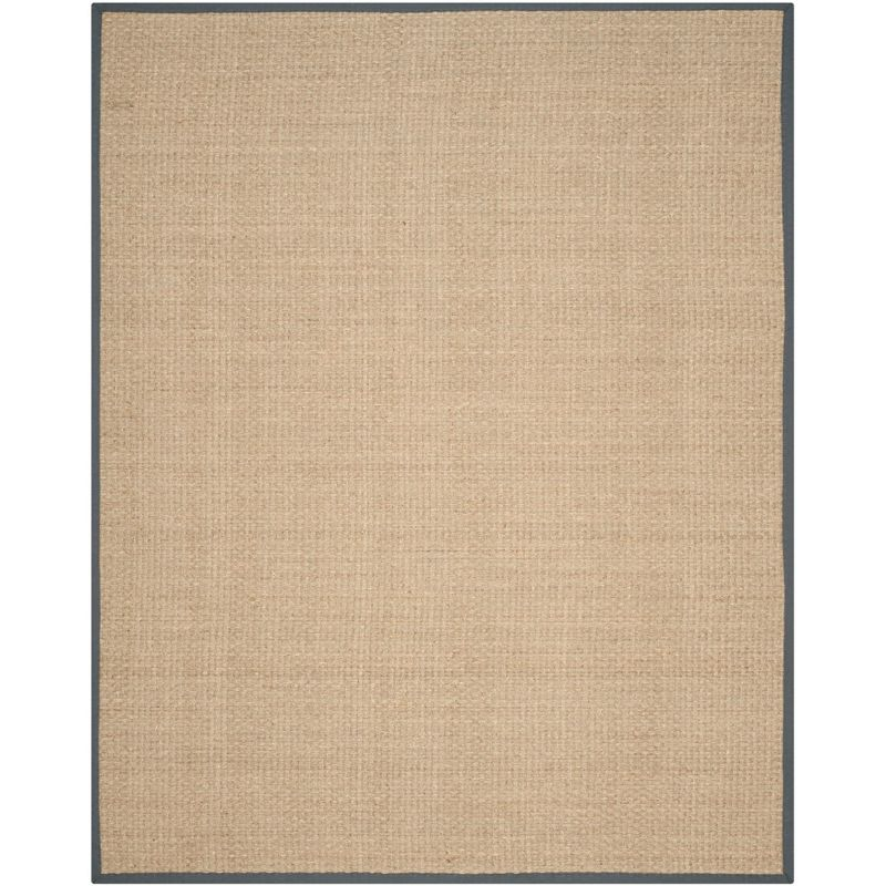 Natural Fiber NF114 Power Loomed Indoor Area Rug - Natural/Dark Grey - 9'x12' - Safavieh