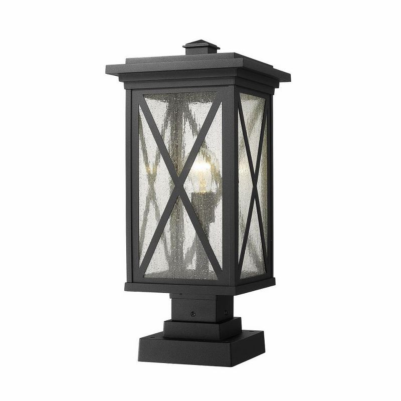 Z-Lite Brookside 1 - Light Lantern in  Black