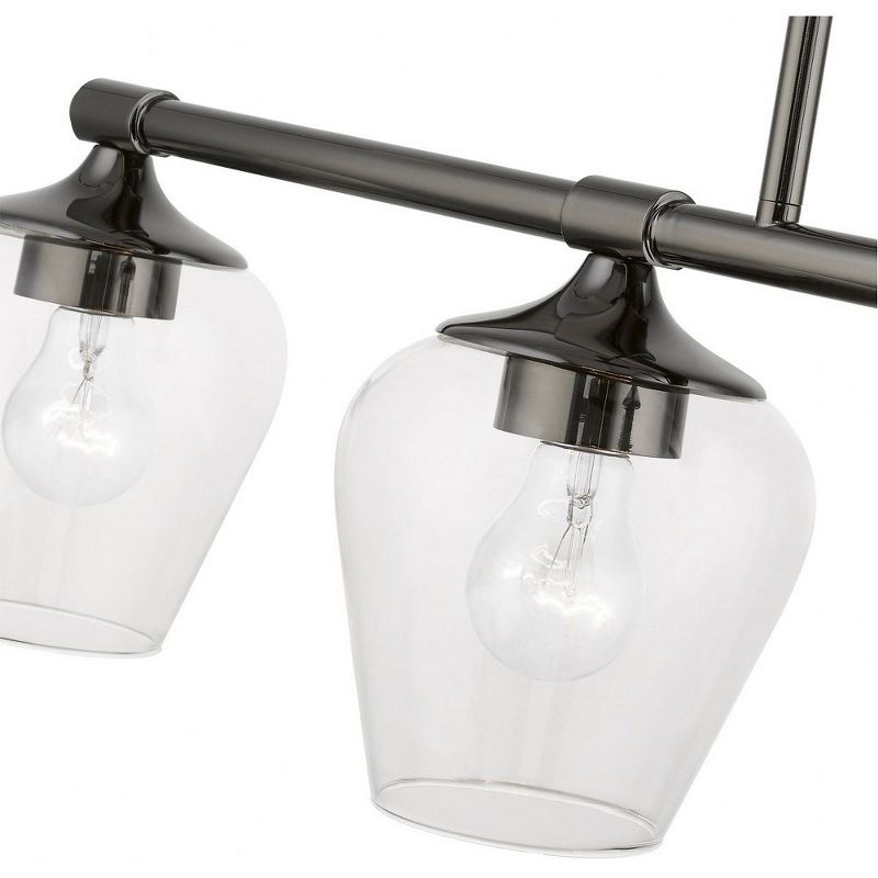 Livex Lighting Willow 4 - Light Chandelier in  Black Chrome