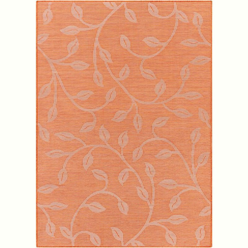 Mark & Day Broekhorn 2'6"x4' Rectangle Woven Indoor and Outdoor Area Rugs Bright Orange