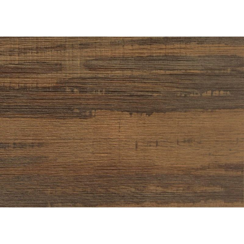 Monarch Specialties Accent Table, C-shaped, End, Side, Snack, Living Room, Bedroom, Brown Laminate, Black Metal, Contemporary, Modern