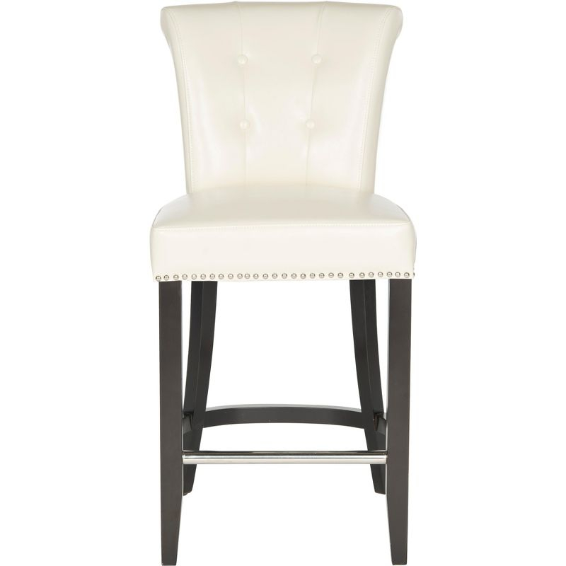 Addo Ring Counter Stool - Flat Cream - Safavieh