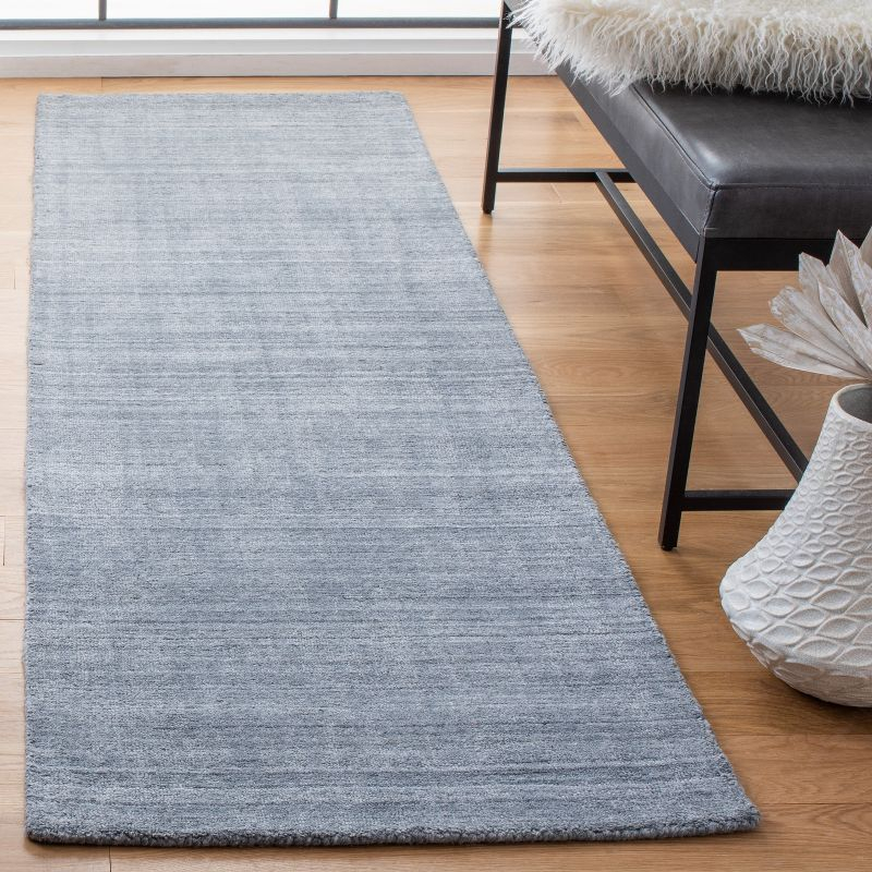 Mirage MIR275 Hand Loomed Indoor Runner Rug - Dark Grey - 2'3"x8' - Safavieh