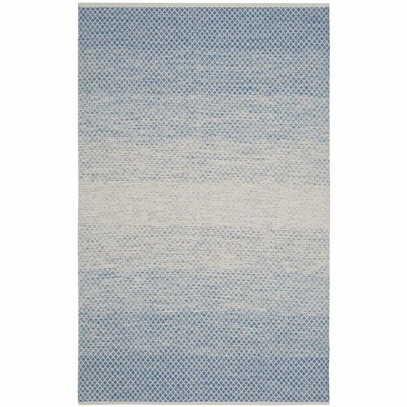 Montauk MTK601 Hand Woven Indoor Area Rug - Blue/Ivory - 6'x9' - Safavieh